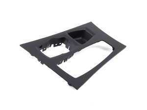 Genuine BMW Center console trim cover - Schwarz - E70, E71