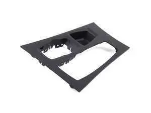 Genuine BMW Center console trim cover - Schwarz - E70, E71