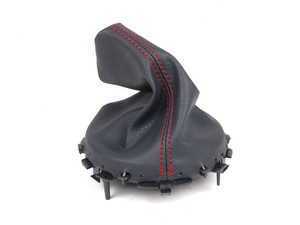 Genuine MINI Manual Transmission Shifter Boot Leatherette JCW GP - Red/Black