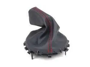 Genuine MINI Manual Transmission Shifter Boot Leatherette JCW GP - Red/Black