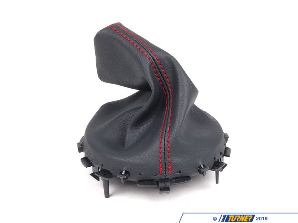 Genuine MINI Genuine MINI Manual Transmission Shifter Boot Leatherette JCW GP - Red/Black 51166966468