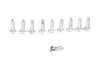 Genuine BMW Fillister Head Self-Tapping Screw - Pack Of 10 07119907720kt View 3