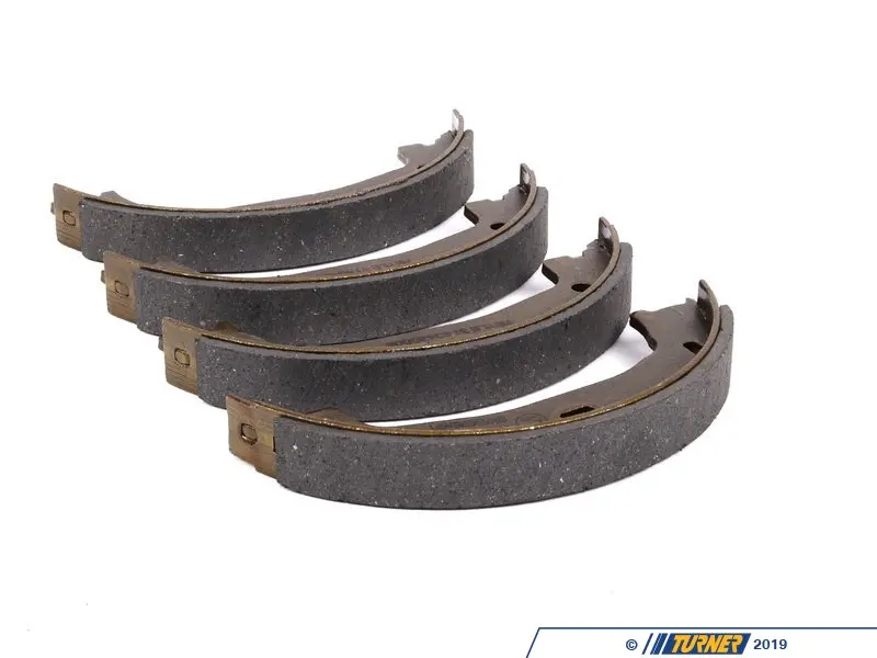 B&B Components Rear Handbrake Shoes For BMW X3 E83 & X5 E53 E70 - Meyle Spec, 34416761293