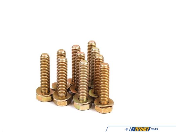 Genuine BMW Hex Bolt With Washer - Pack Of 10 07119915046kt