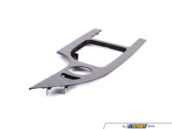Genuine BMW Center Console Decor Panel - Anthracite - E60, E61 51167059943
