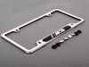 Genuine BMW M3 License Plate Frame Silver Polished - (NO LONGER AVAILABLE) 82120010401 View 1