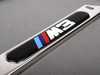 Genuine BMW M3 License Plate Frame Silver Polished - (NO LONGER AVAILABLE) 82120010401 View 4