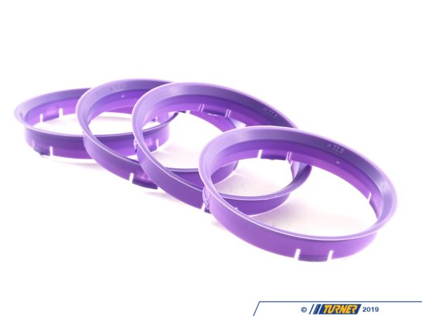 ECS ECS Hub Centric Ring Adapter Set - 74.1mm Wheels to 72.56mm Hub 747260