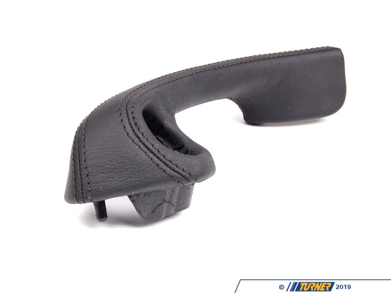 51418401173 - Genuine BMW Black Leather Interior Door Handle