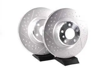 Rear M Sport Dimpled Brake Rotors (345x24)(Pair) - F22 228, F30 328i/328iX, F32 428i/428iX (M Sport S2NHA)