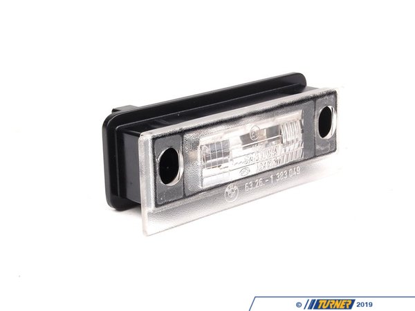 Genuine BMW Genuine BMW License Plate Light Lens - E31 63261383049