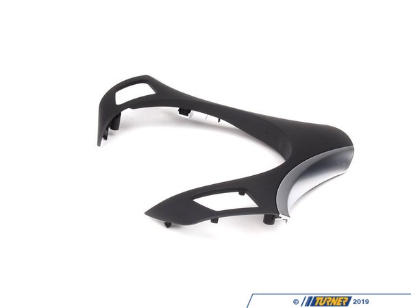 Genuine BMW Genuine BMW Sport Steering Wheel Trim Cover - Black/Pearl Gloss 32306850544