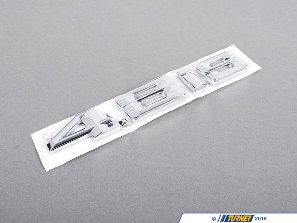 Genuine BMW Genuine BMW Right Fender Emblem - 4.8is - E53 X5  51147138628