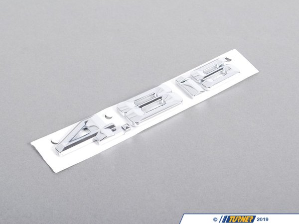 Genuine BMW Genuine BMW Left Fender Emblem - 4.8is - E53 X5  51147138627