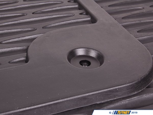 Genuine BMW Genuine BMW Black Rubber Floor Mats - Front 82559408540