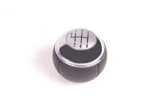 Genuine MINI Gear Shift Knob 6 Speed Leather / Chrome
