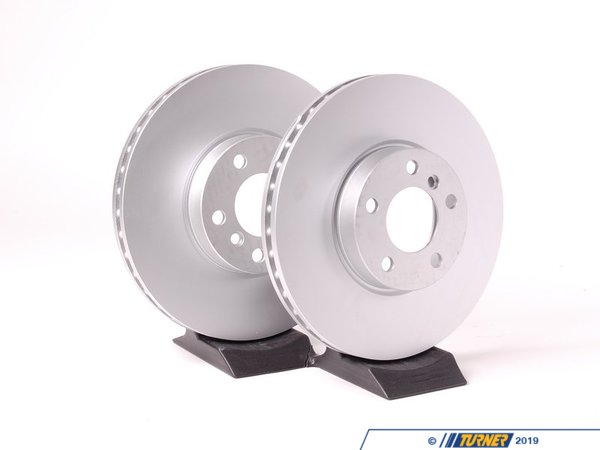Genuine BMW Front Brake Rotors - Pair (332x30) 34116793245KT
