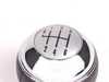 Genuine MINI Genuine MINI Gear Shift Knob 6 Speed Leather / Chrome 25117540842 View 2