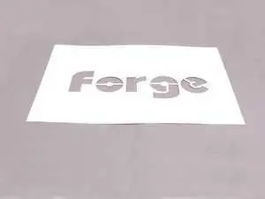 Forge Logo Stencil