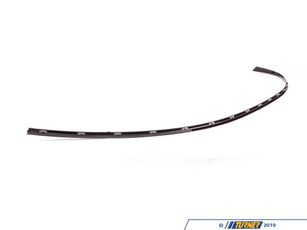 Genuine BMW Genuine BMW Trim Strip, Side Frame, Left - 51137220197 - Gloss Black 51137220197