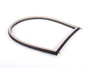 Genuine BMW Vent Window Inner Gasket Seal - Beige - E46 323Ci 325Ci 328Ci 330Ci M3
