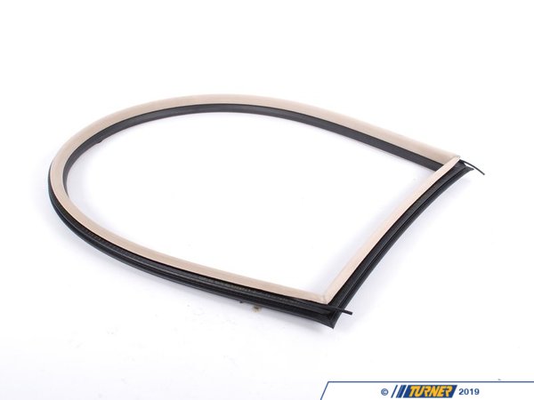 Genuine BMW Genuine BMW Vent Window Inner Gasket Seal - Beige - E46 323Ci 325Ci 328Ci 330Ci M3 51368252623