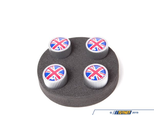 Genuine MINI Genuine MINI Union Jack Logo Valve Stem Caps Set 36110429946