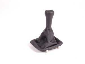 Genuine BMW Leather Shift Knob With Boot - 25112225873 - Schwarz