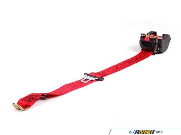 Genuine European BMW "Motorsports" Seat Belt Assembly - Rear Right - (NO LONGER AVAILABLE) 72112257468