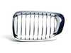 Genuine BMW Kidney Grill - Chrome - Left - E46 323Ci, 325Ci, 325Ci, 330Ci, M3 51138208685 View 1