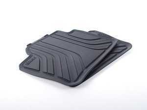 Genuine BMW Basic Line Rear Rubber Floor Mat Set - F36, F31, F30, F80