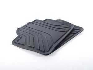 Genuine BMW Basic Line Rear Rubber Floor Mat Set - F36, F31, F30, F80