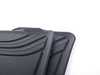 Genuine BMW Genuine BMW Basic Line Rear Rubber Floor Mat Set - F36, F31, F30, F80 51472219802 View 4