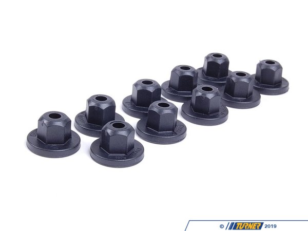Genuine BMW Plastic Nut - Pack Of 10 51161943122kt