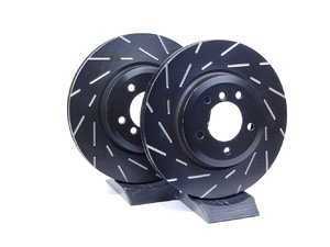 BMW E46 Z4 E90 Front Slotted Brake Rotors - Pair (325x25)
