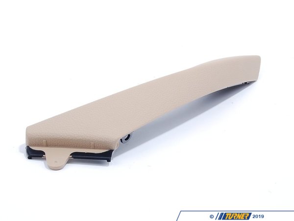 Genuine BMW Rear Door Panel Pull Exterior Cover - Beige - Left - E90 3 series 51419150339