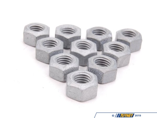 Genuine BMW Self Locking Hex Nut - Pack Of 10 07129904002KT