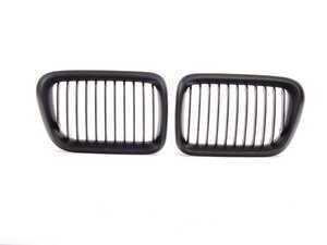 E36 Blackout Grille Set - Matte Black