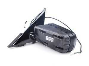 Genuine BMW E46 Heated Outside Mirror, Left - 51167890829 - Gloss Black