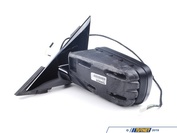 Genuine BMW Genuine BMW E46 Heated Outside Mirror, Left - 51167890829 - Gloss Black 51167890829