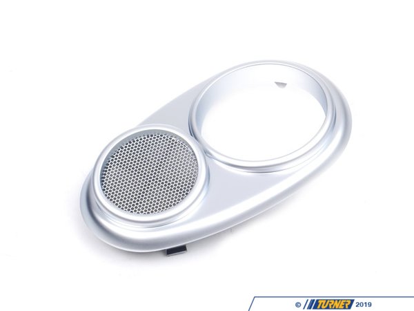 Genuine MINI Genuine MINI Left Cover For Door Opener / HK Speaker Grille - Silver 51417119247