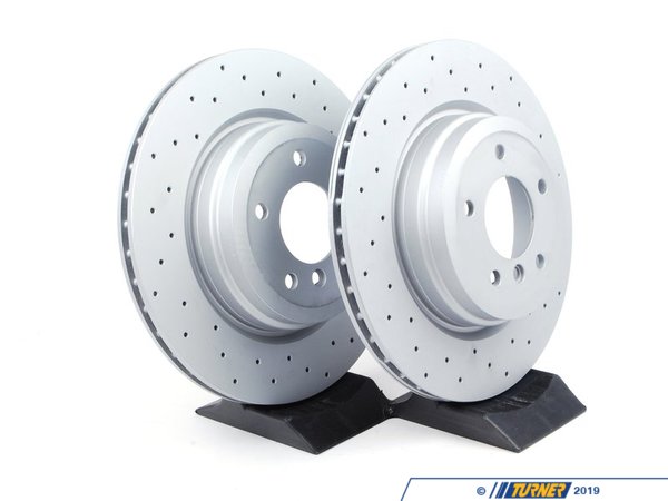 Zimmermann Rear Sport Cross Drilled Brake Rotors - Pair (336x22) - E84 & E9X 34216855004ZXDKT