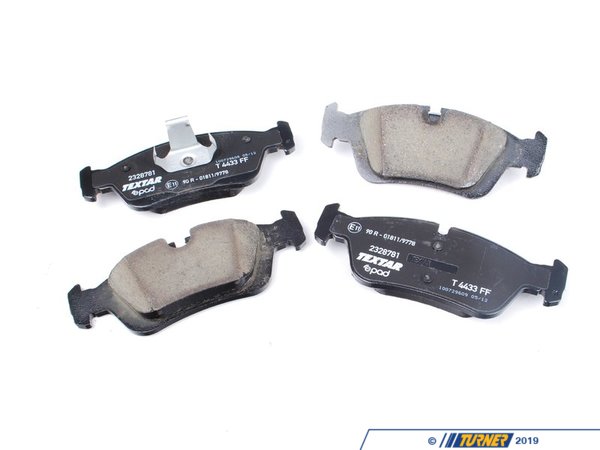 Textar Front And Rear Brake Pad Kit - Textar 34216778168KT