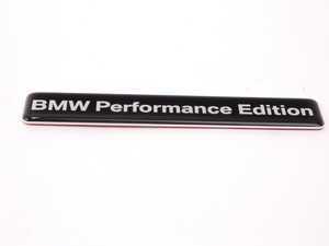 Genuine BMW M Performance BMW Performance Edition Emblem