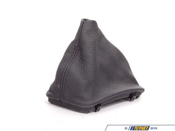Genuine BMW Genuine BMW Automatic Leather Shifter Boot - Schwarz/Black - E53 X5 25167524978