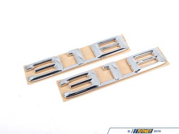 Genuine BMW 318 Emblem - Pack Of 2 51141916133KT