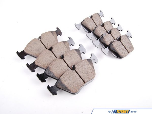 Akebono Akebono Front & Rear Euro Ceramic Brake Pad Kit -- E46 E83 E85 EUR946KT