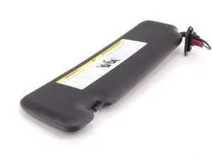 Sun Visor With Mirror - Right - Black - E88, E93