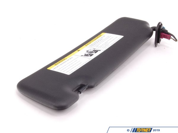 Genuine BMW Sun Visor With Mirror - Right - Black - E88, E93 51167139450