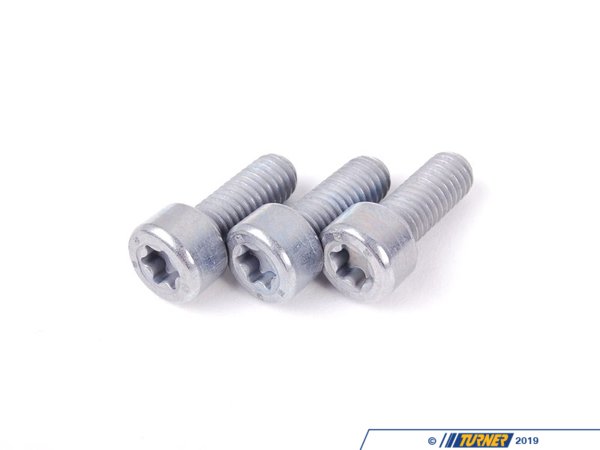 Genuine BMW Fillister Head Screw - Pack Of 3 07129905536KT